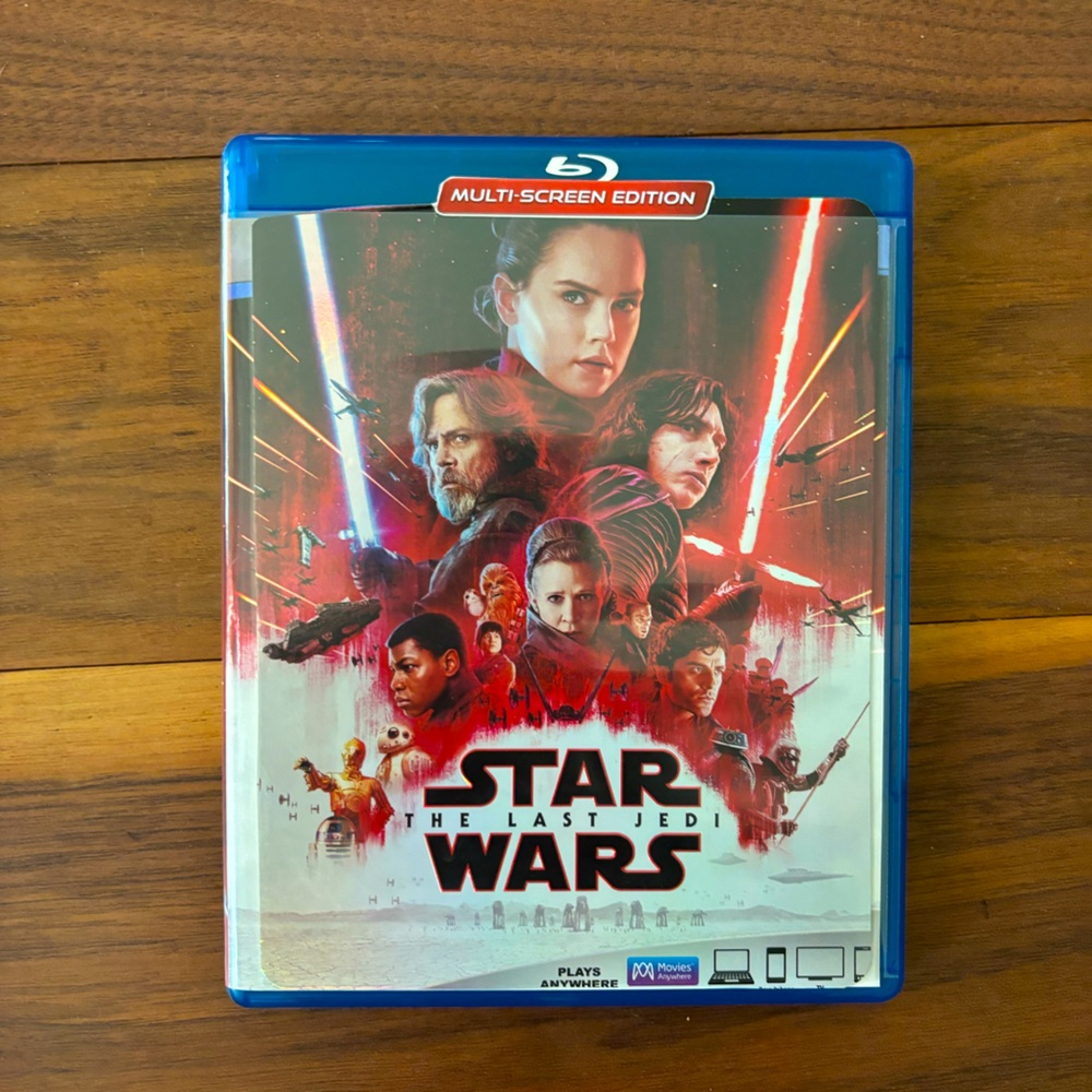 Star Wars the last Jedi blue ray and bonus features